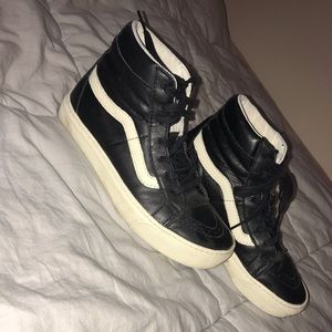 Leather Hightop Vans